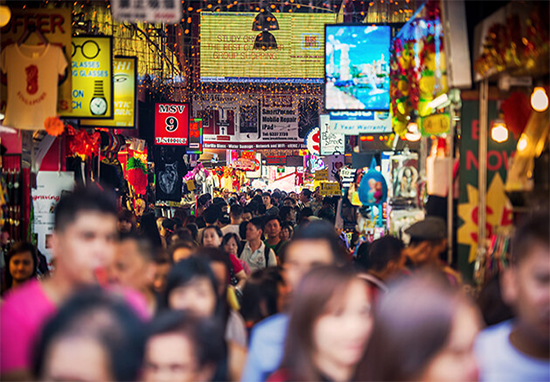 Bugis Street in Singapore is a great place to find cheap and cute souveniers