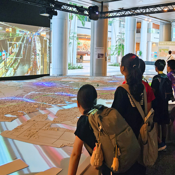 guided learning journey, singapore city URA gallery