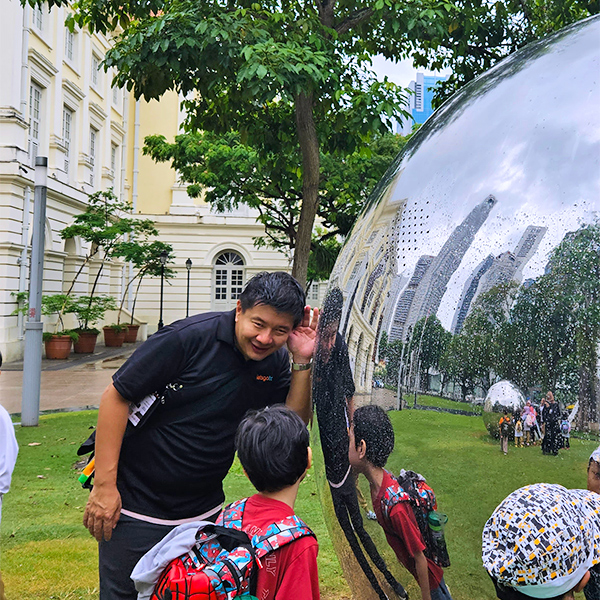 Speech and Drama outdoor learning, singapore river, learning journey singapore